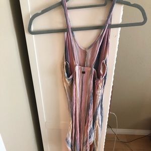 Billabong striped wavy maxi dress